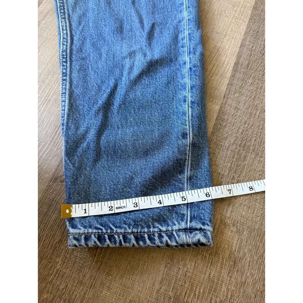 GAP Mom Jeans Womens Sz 28 6P Petite Blue Denim High Rise Retro 90s Style Casual